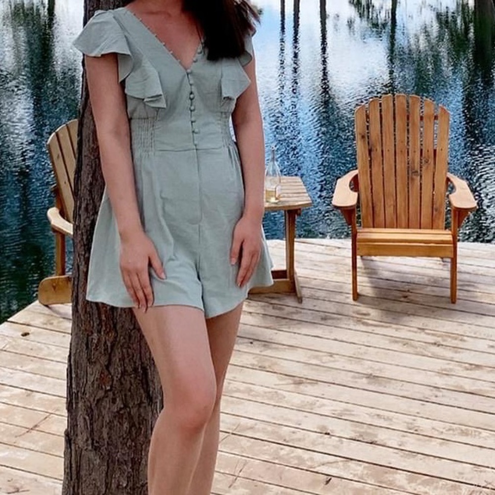 Ruffled romper - Picture 7 of 7